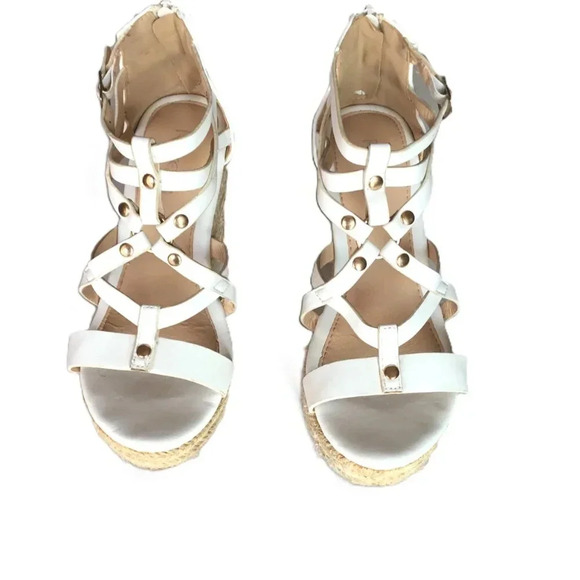 Refresh women's sandals White Wedges Sz 7 - Picture 5 of 13